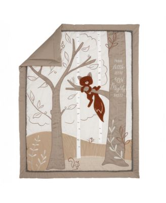 Treetop Fox Woodland Tree Nursery 3-Piece Baby Crib Bedding Set