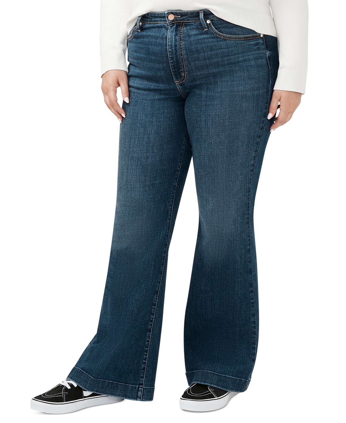 Silver Jeans Co. Plus Size Isbister 70s Flare Jeans