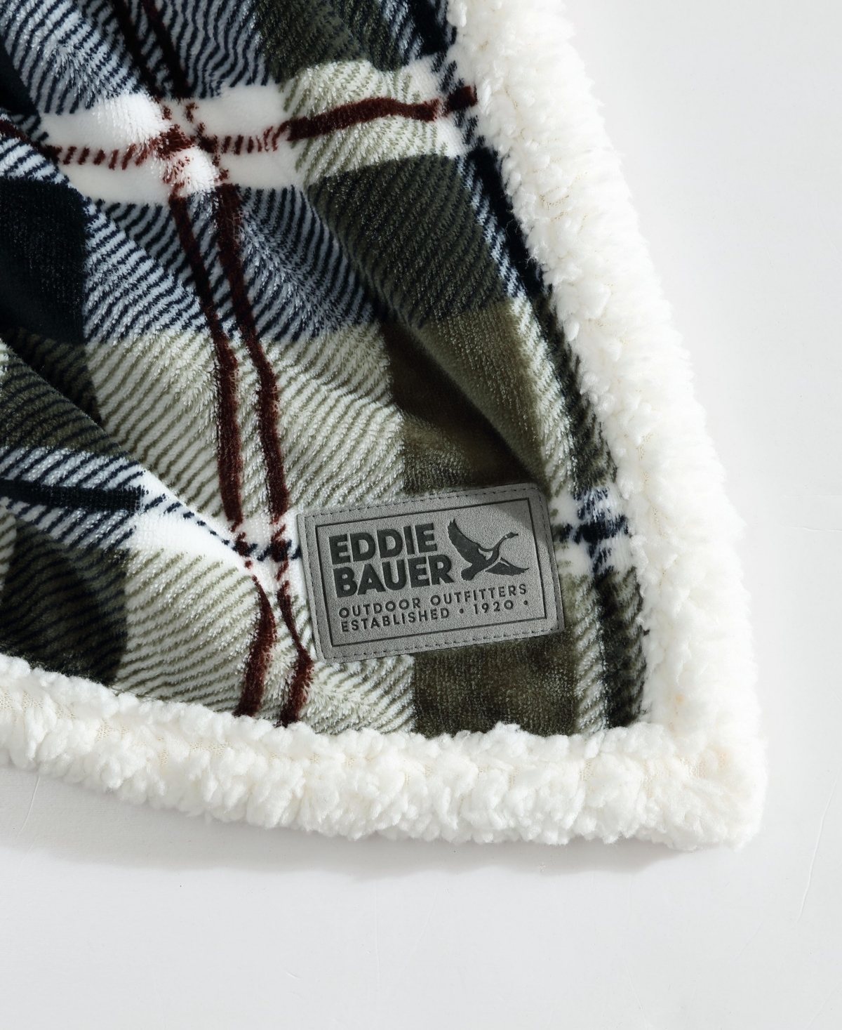 Eddie Bauer Trailhead Plaid Ultra Soft Plush Throw, 60" X 50"