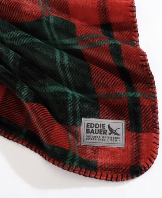 CLOSEOUT! Trailhead Plaid Flannel Oversized Throw, 70" X 60"