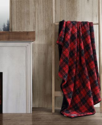 CLOSEOUT! Capitol Hill Plaid Boucle Throw, 70" X 50"