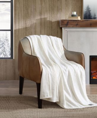 Carved Ultra Soft Plush Throw, 70" X 50"