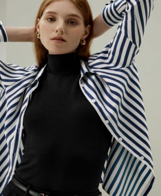 Women's The Amalfi Stripe Silk Shirt
