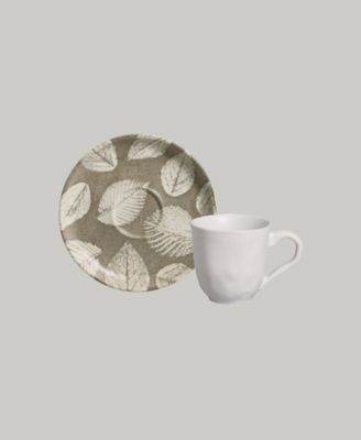 Seiva 12 Pc. Espresso Cup and Saucer Set, Service for 6