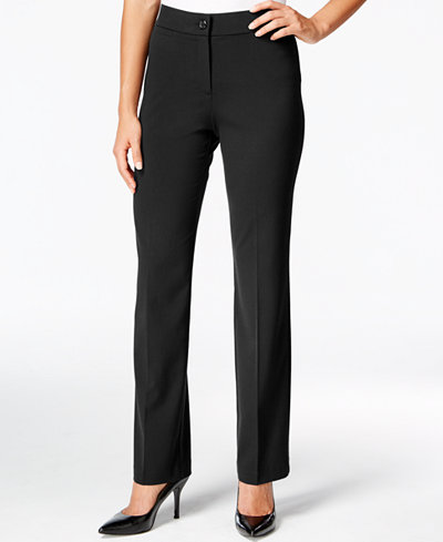 JM Collection Petite Straight-Leg Pants, Only at Macy's - Pants ...