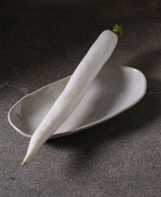 Stoneware Large Deep Oval Platters, Set of 4