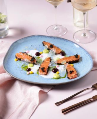 Stoneware Oval Dinner Plates, Set of 6