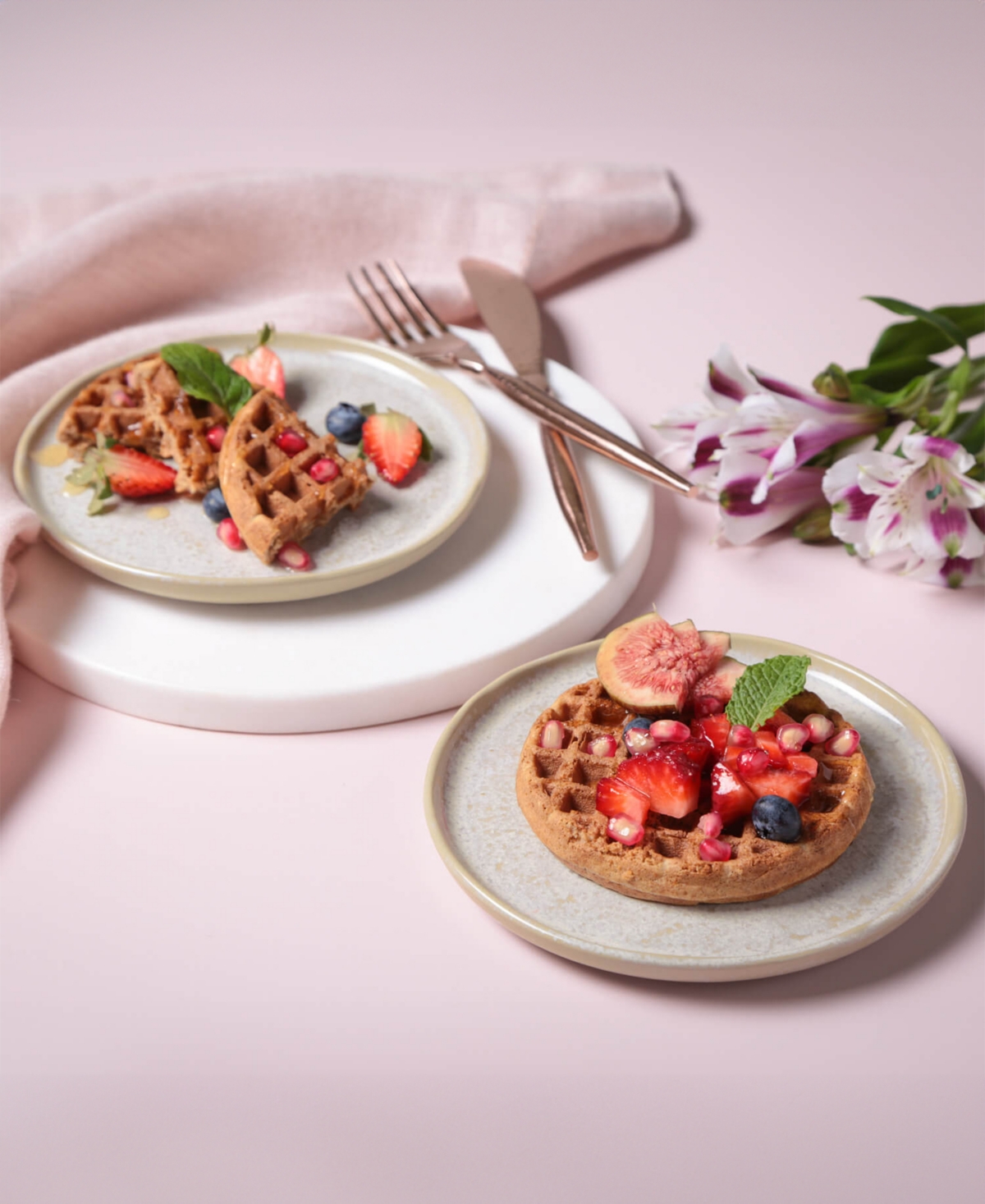 Porto Brasil Stoneware Bread Plates, Set Of 6 In Latte