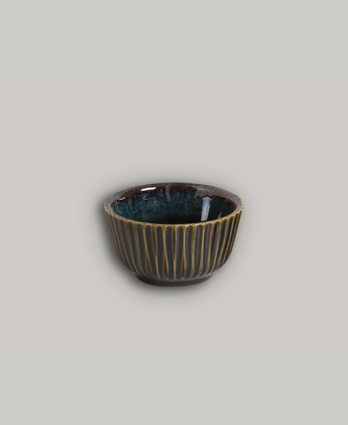 Porto Brasil Stoneware Linhas Ramekins, Set Of 6 In Oceano