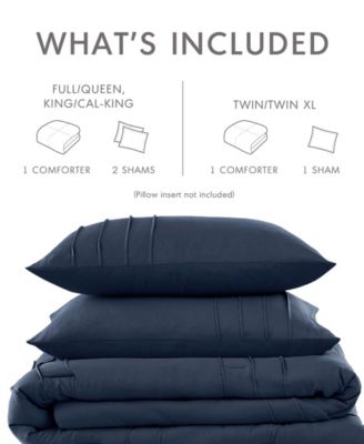 Porter Washed Pleated 2-Pc. Comforter Set, Twin/Twin XL