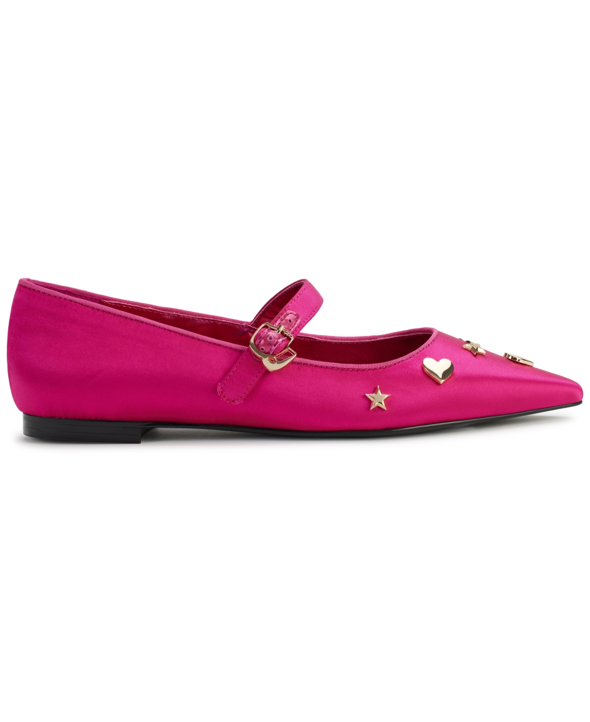 Karl Lagerfeld Paris Veyda Pointed Toe Mary Jane Flat In Cactus Flower