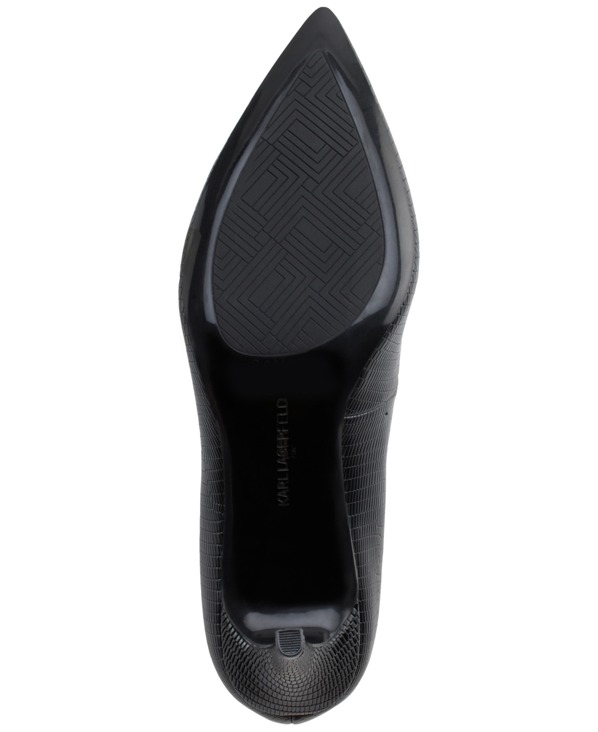 Shop Karl Lagerfeld Women's Royale High Heel Pumps In Black