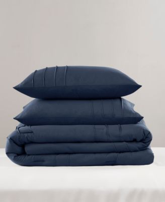 Porter Pleated 3-Pc. Comforter Set, Queen