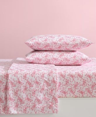 Printed Microfiber 3 Piece Sheet Set, Twin