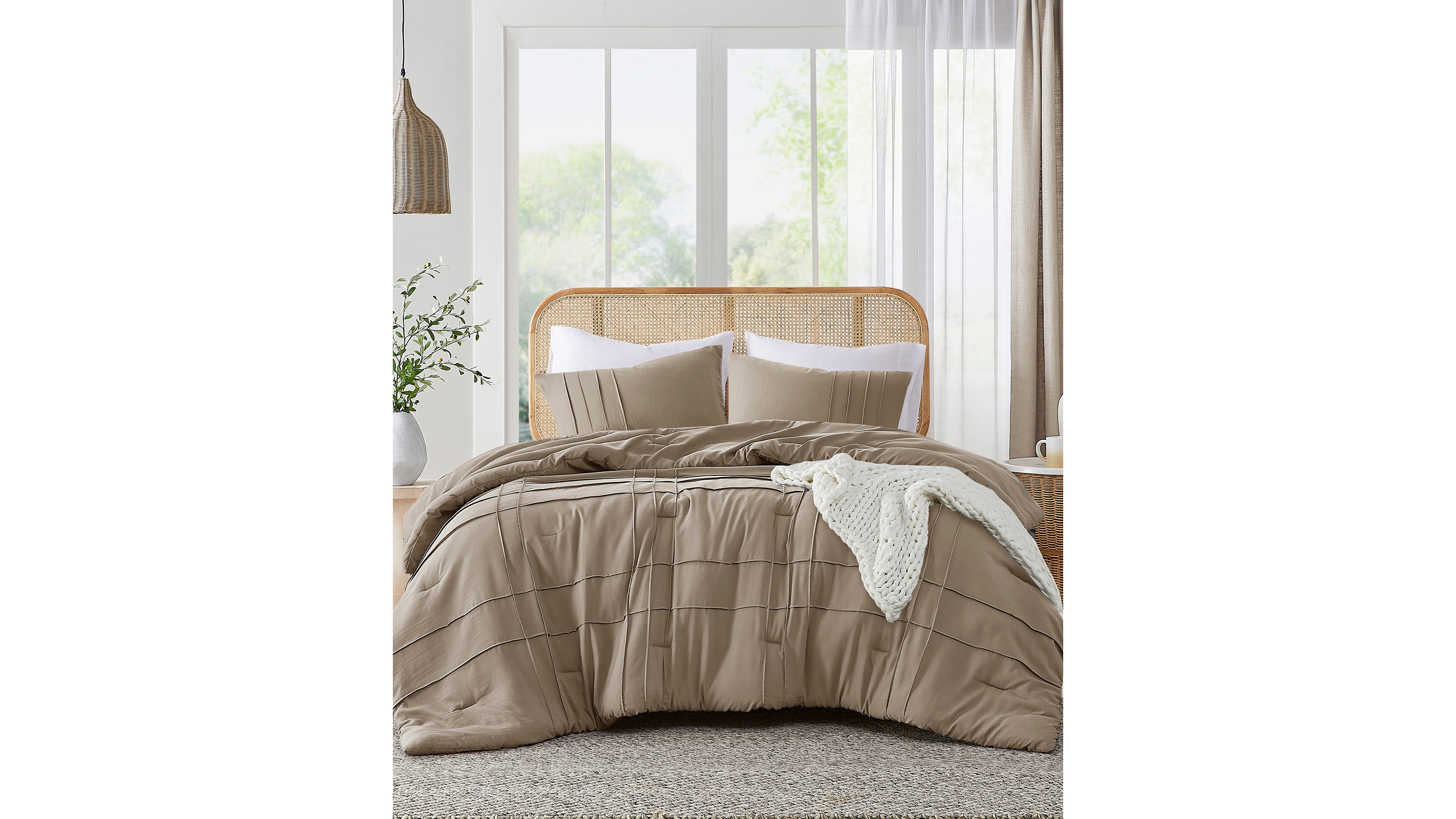 510 Design Porter Pleated 3-Pc. Comforter Set, King