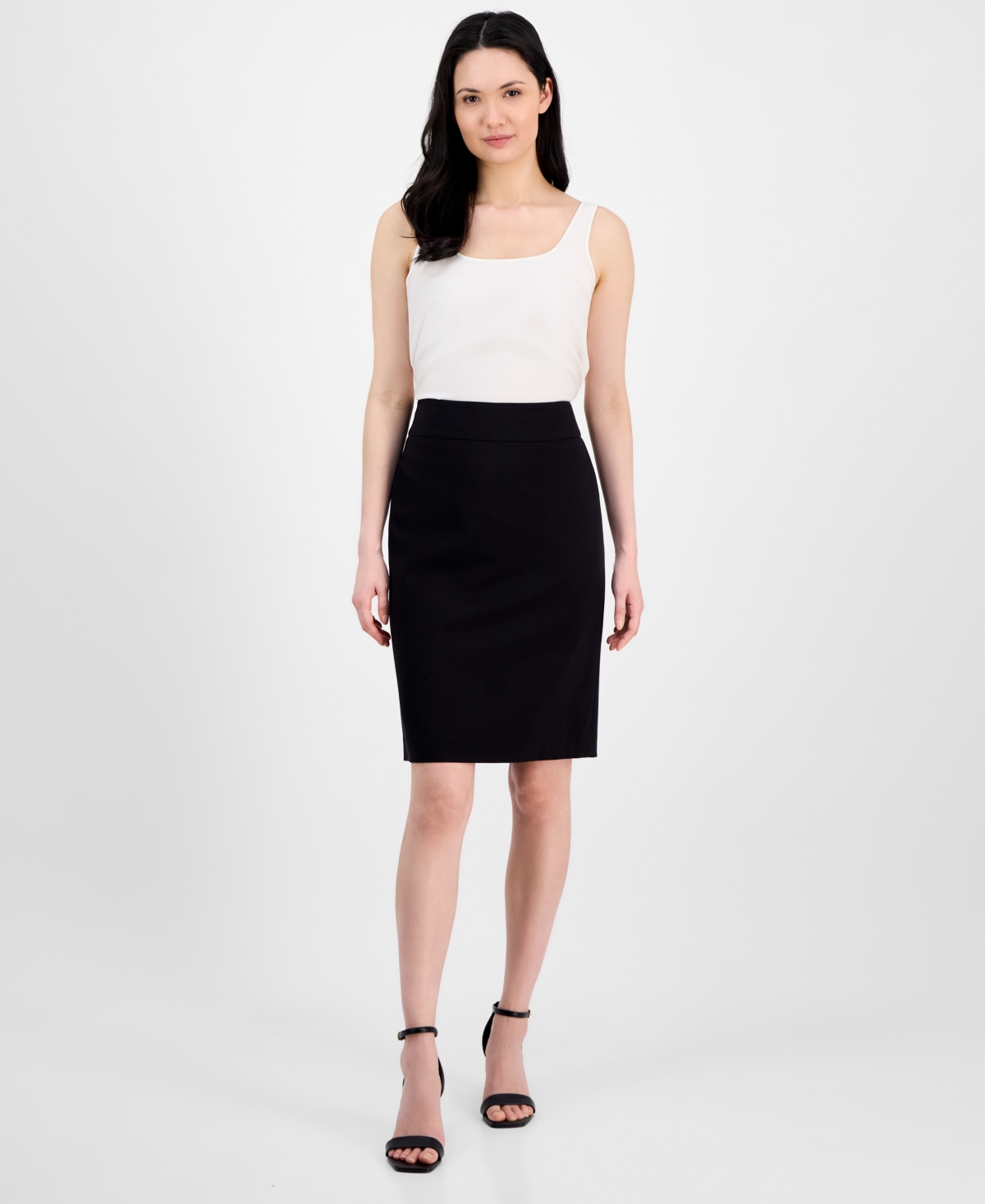 ANNE KLEIN WOMEN'S KNEE-LENGTH PENCIL SKIRT 