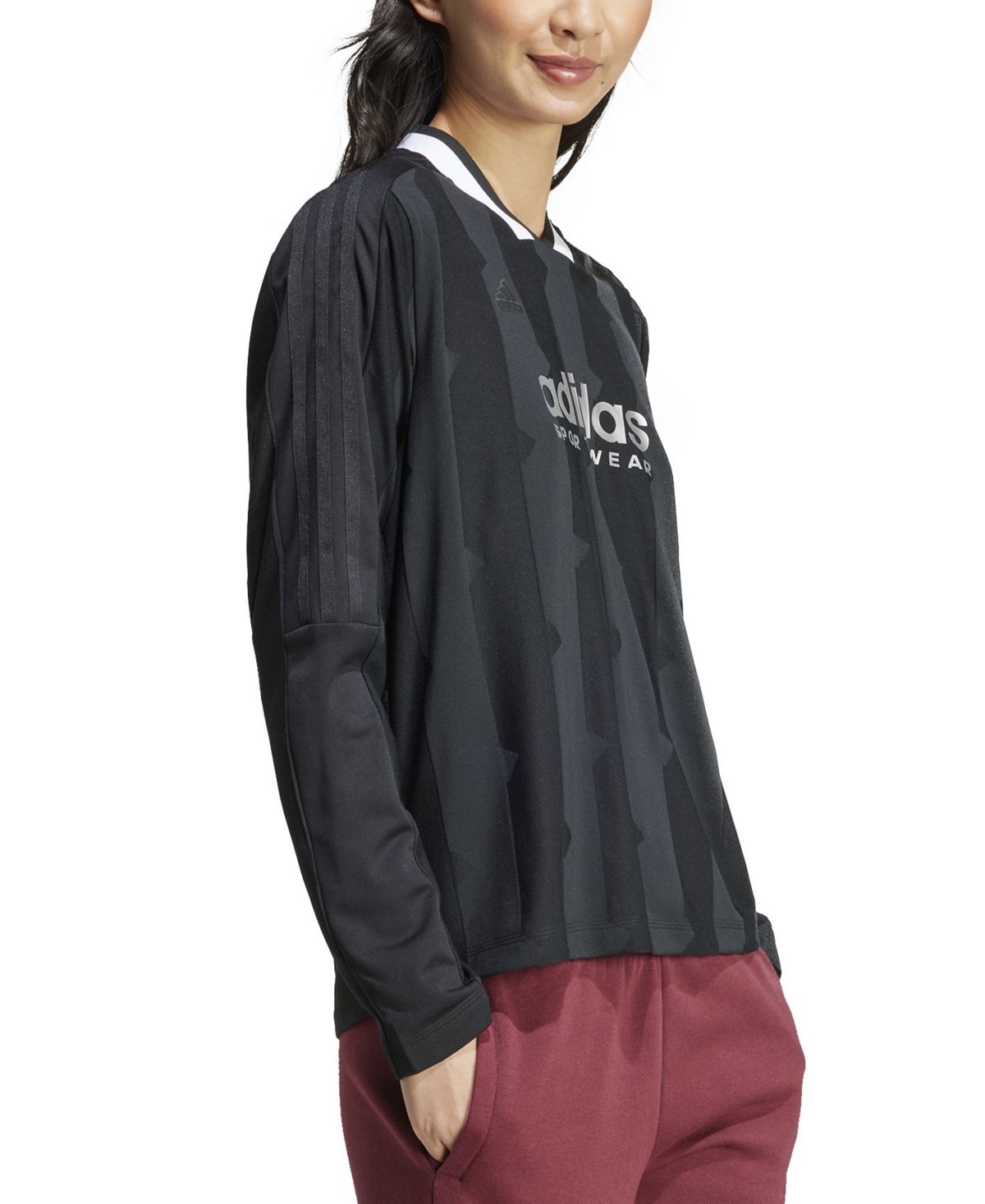 adidas Women's Tiro 3-Stripes Jacquard T-Shirt
