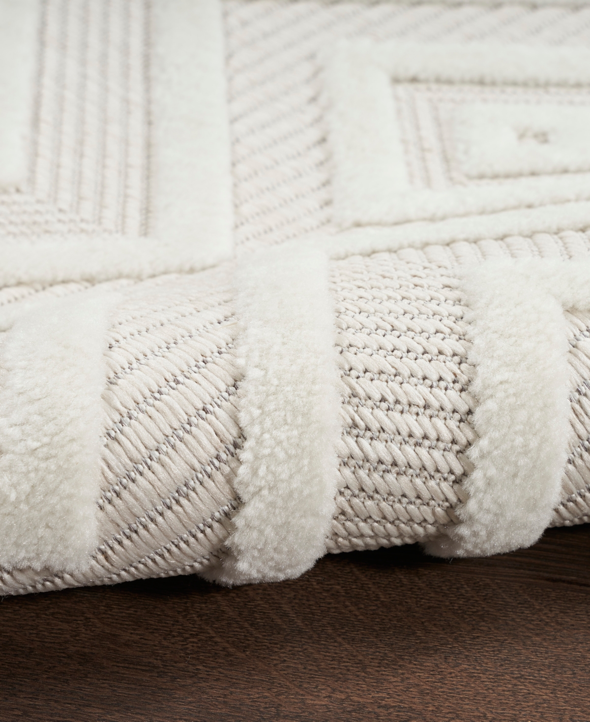 Nourison Home Versatile Nrv01 2'2"x16' Runner Area Rug In Ivory,white