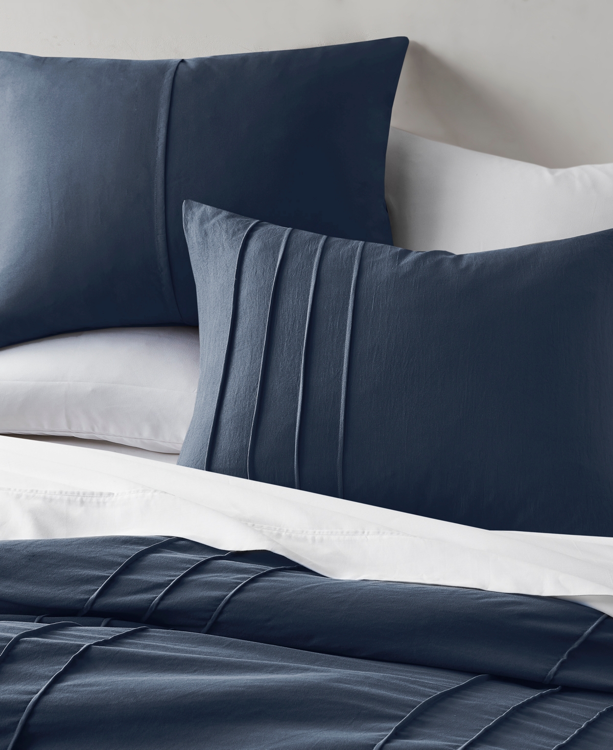 510 Design Porter Pleated 3-pc. Comforter Set, Queen In Navy