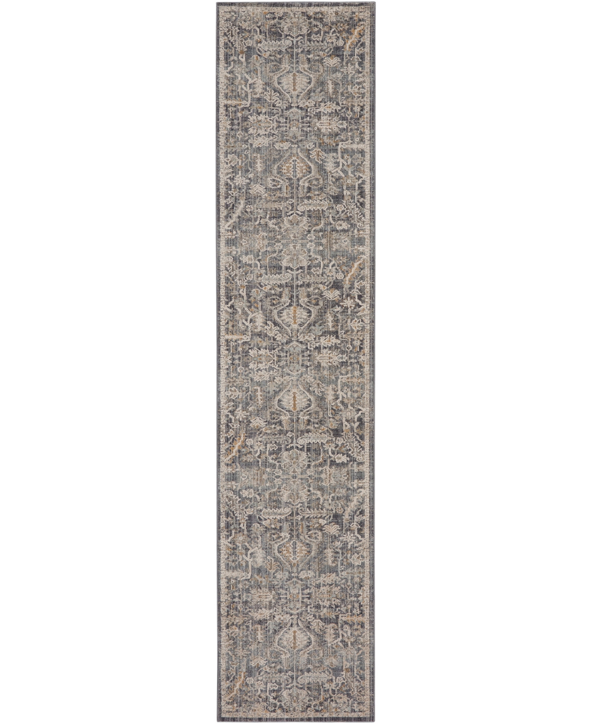 Nourison Home Lynx Lnx02 2'3"x10' Runner Area Rug In Navy,multi