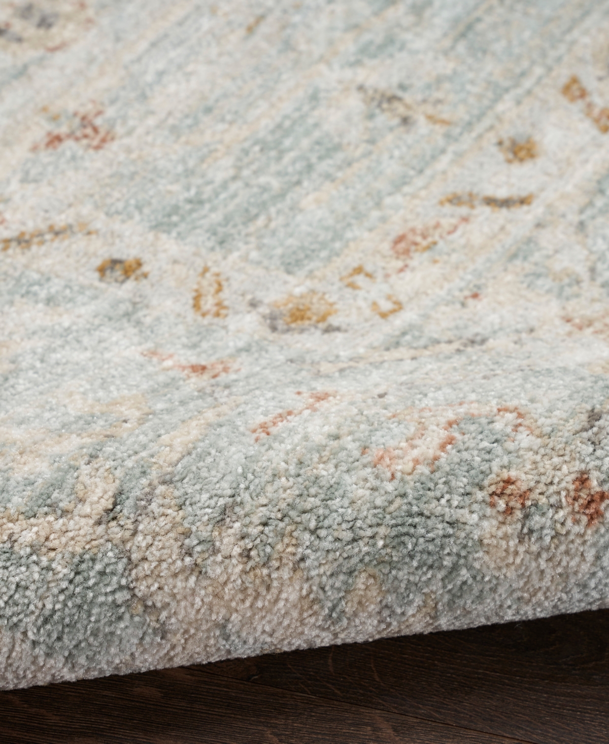 Nourison Home Oases Oae02 2'3"x8' Runner Area Rug In Mist