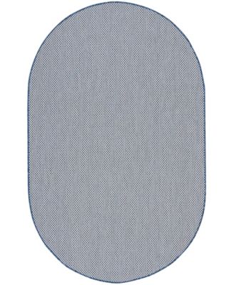 Courtyard COU01 5'x8' Oval Area Rug