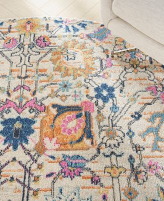 Passion PSN01 8'x8' Round Area Rug