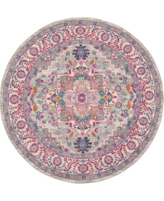 Passion PSN20 8'x8' Round Area Rug