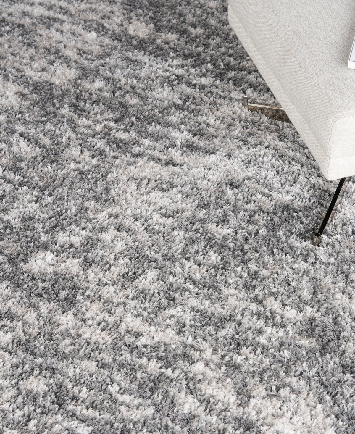 Nourison Home Dreamy Shag Drs04 7'10"x9'10" Area Rug In Charcoal