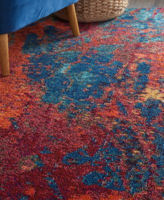 Celestial CES08 7'10"x7'10" Round Area Rug