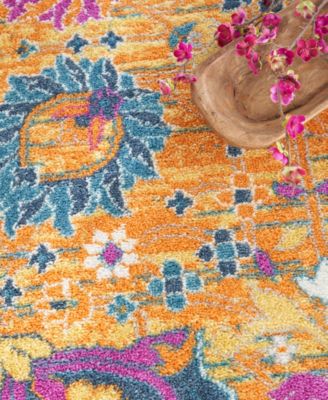 Passion PSN01 8'x8' Round Area Rug