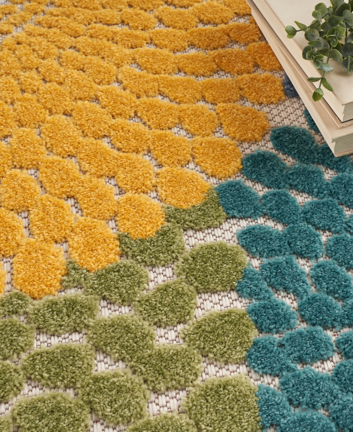 Nourison Home Aloha Alh29 3'6"x5'6" Area Rug In Multi