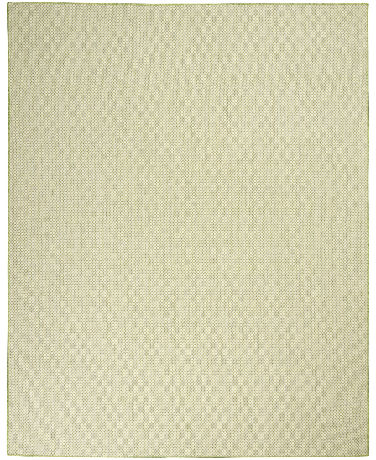 Nourison Home Courtyard Cou01 7'x10' Area Rug In Ivory,moss