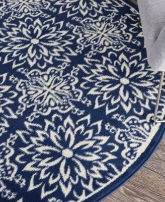 Jubilant JUB06 5'3"x5'3" Round Area Rug