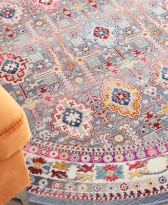 Vintage Kashan VKA05 6'x6' Round Area Rug