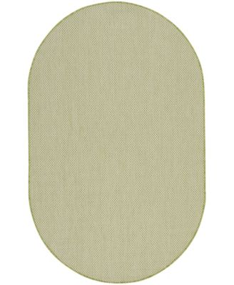Courtyard COU01 5'x8' Oval Area Rug