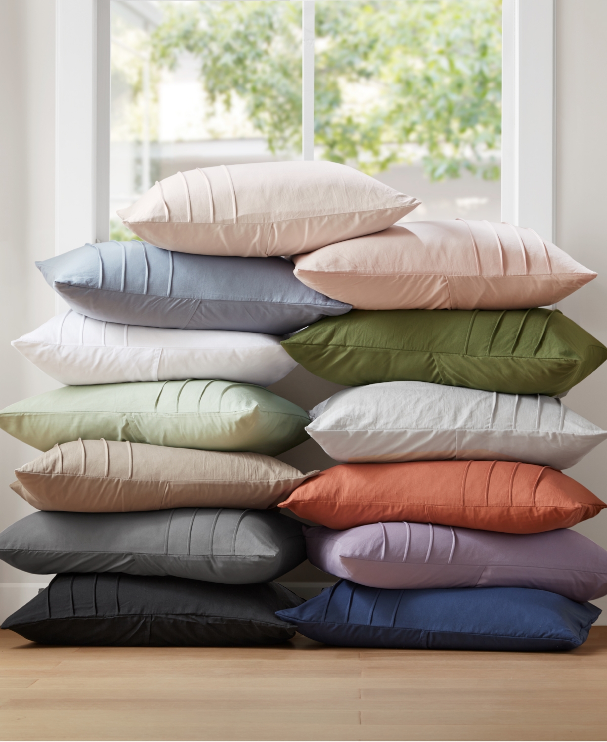 510 Design Porter Pleated 3-pc. Comforter Set, Full In Olive Green