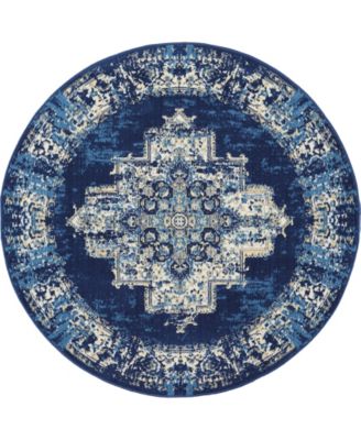 Grafix GRF14 5'3"x5'3" Round Area Rug