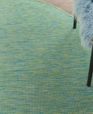 Positano POS01 6'x6' Round Area Rug