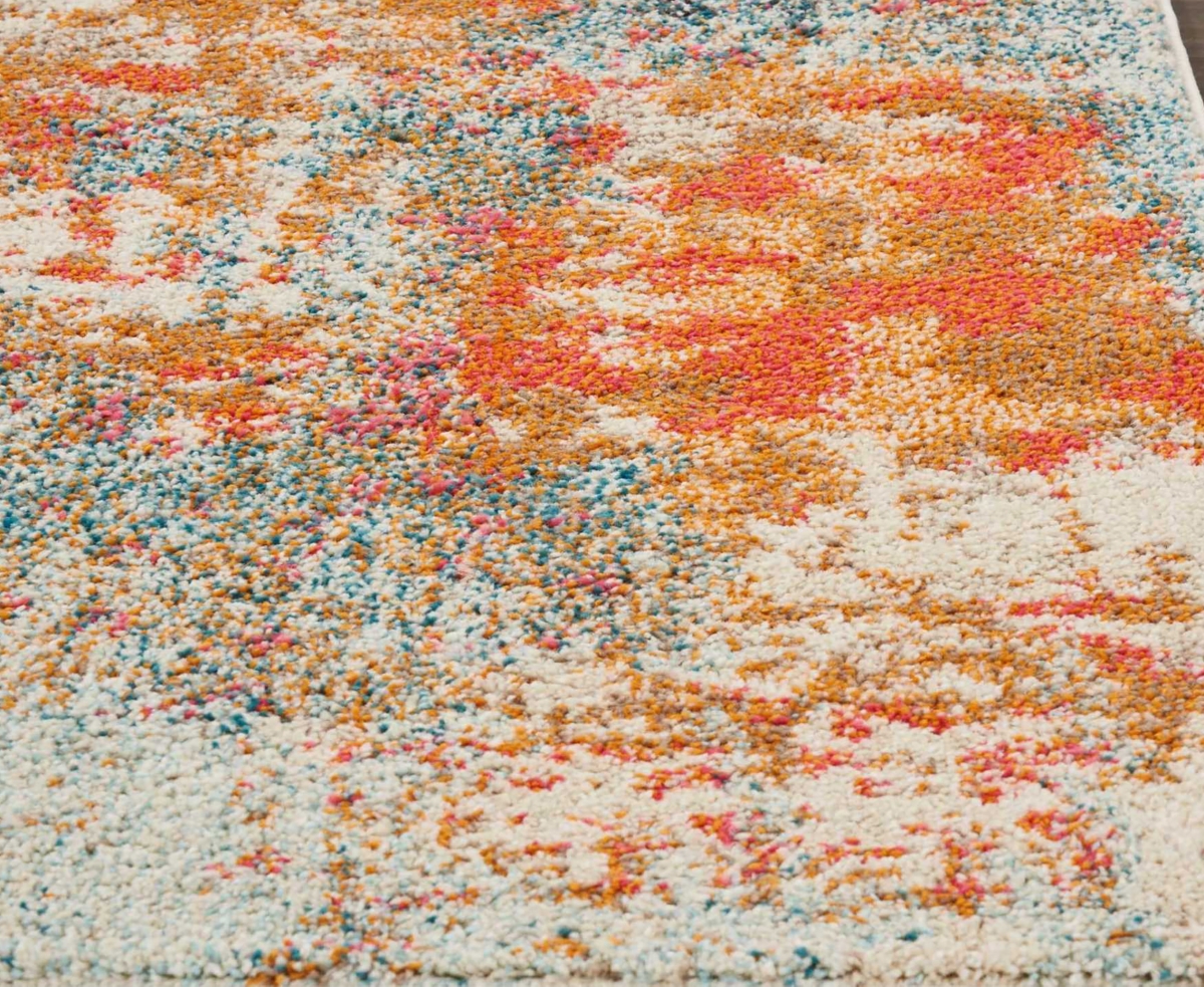 Nourison Home Celestial Ces13 7'10"x10'6" Area Rug In Pink,multi