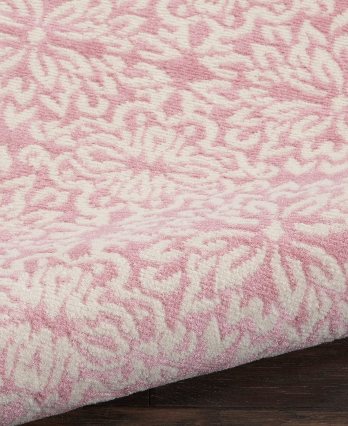 Nourison Home Jubilant Jub06 4'x6' Area Rug In Ivory,pink
