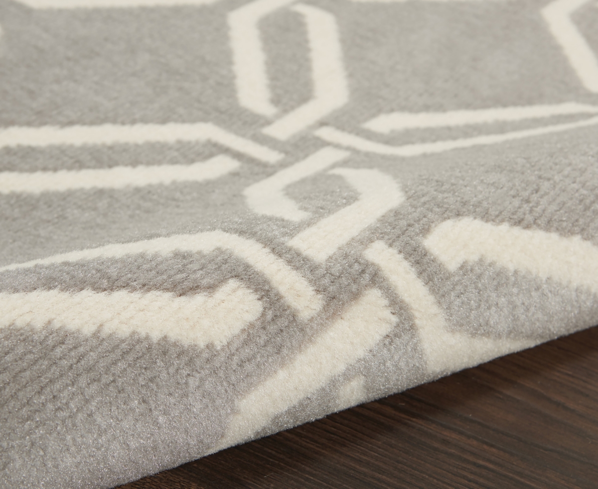 Nourison Home Jubilant Jub17 4'x6' Area Rug In Gray