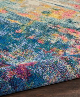 Celestial CES09 7'10"x7'10" Round Area Rug