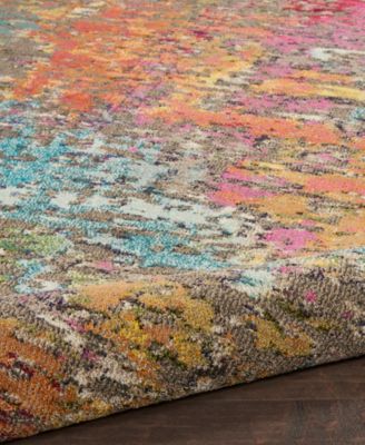 Celestial CES14 7'10"x7'10" Round Area Rug