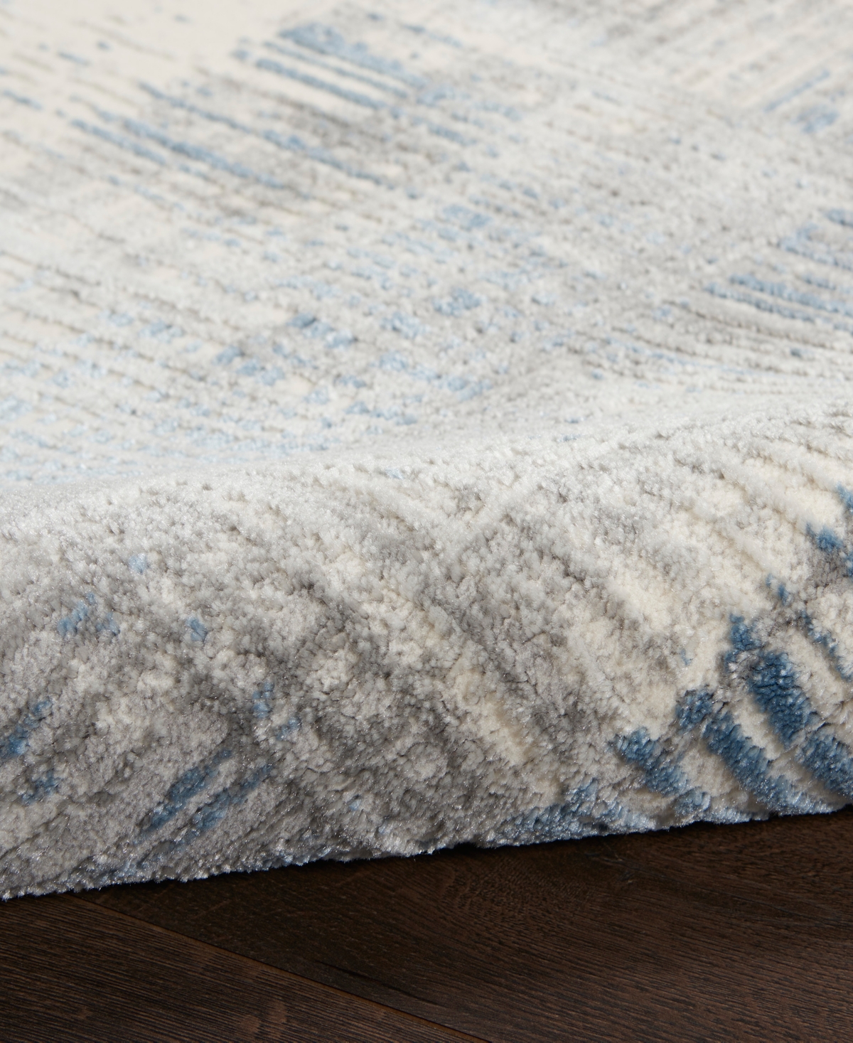 Nourison Home Solace Sla03 5'3"x7'3" Area Rug In Ivory,gray