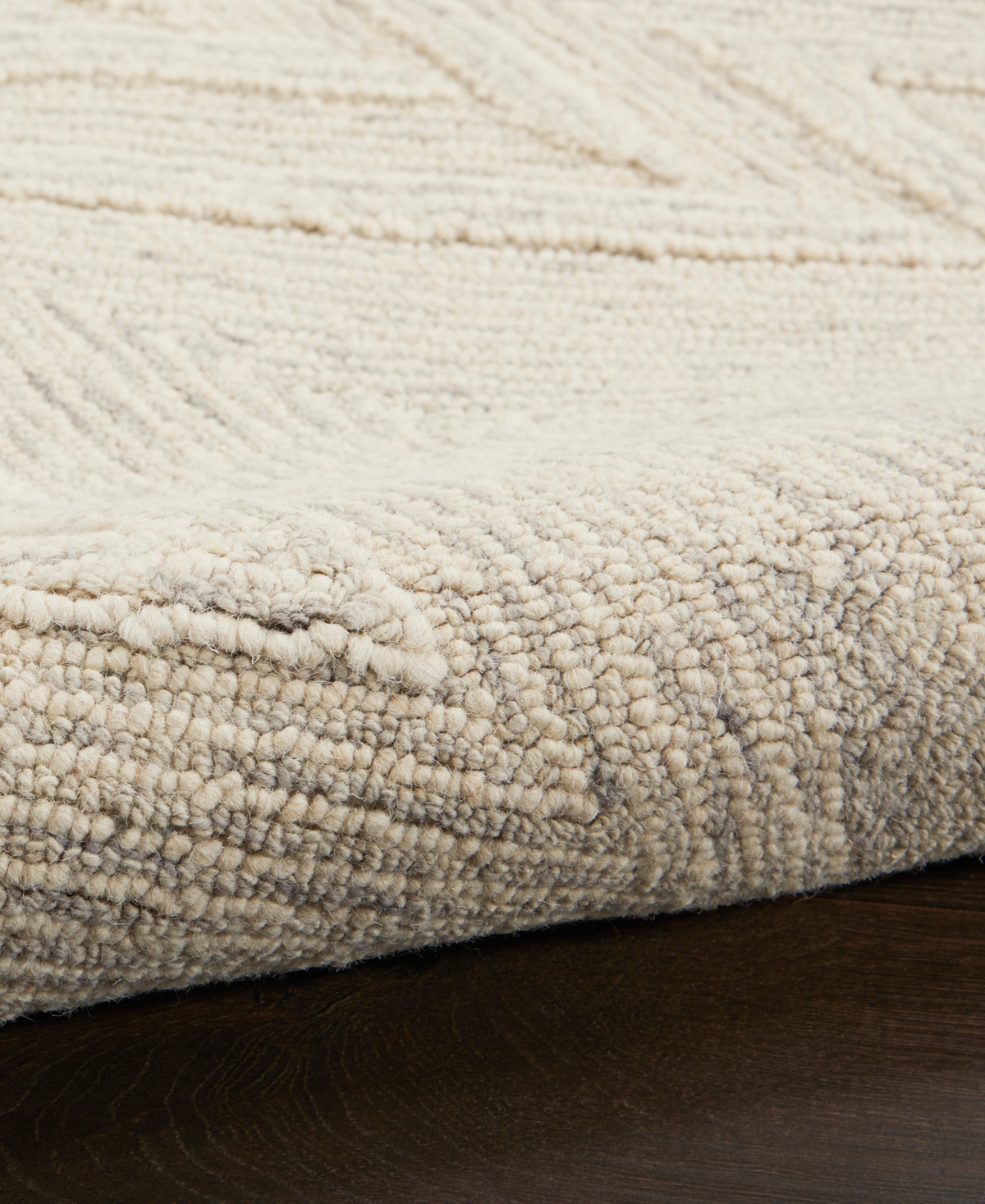 Nourison Home Interlock Itl04 8'x10'6" Area Rug In Ivory,gray
