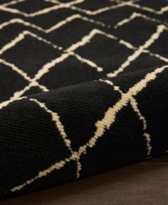 Nourison Home Grafix Grf04 Rug Collection In Black