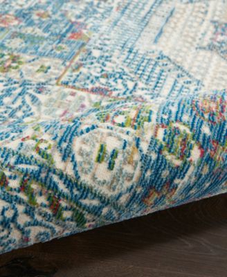 Nourison Home Ankara Global Anr17 Rug Collection In Ivory,mist