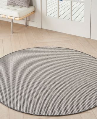 Courtyard COU01 5'x5' Round Area Rug