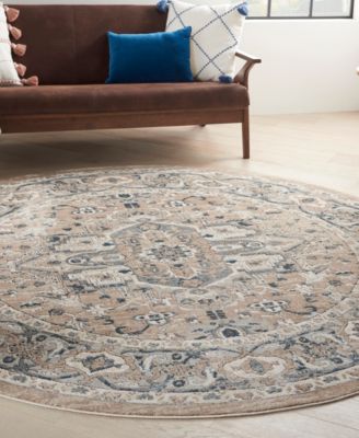Quarry QUA05 7'10"x7'10" Round Area Rug
